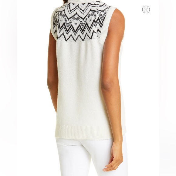 ATM Anthony Thomas Melillo Fair Isle Wool Sweater Vest - Picture 7 of 9